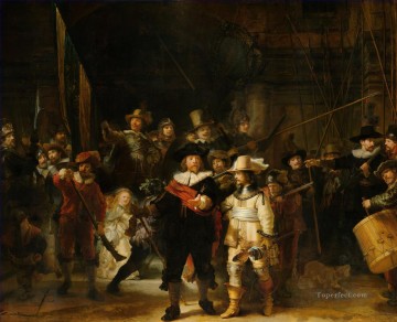 Rembrandt van Rijn Painting - The Nightwatch Rembrandt van Rijn